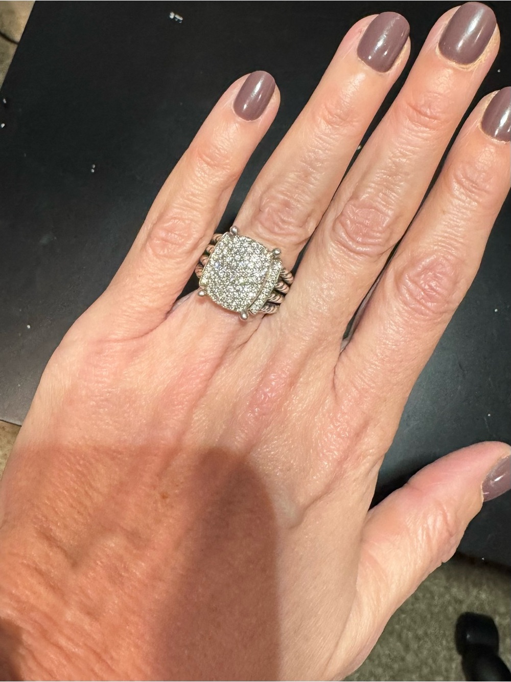 David Yurman Wheaton Diamond Ring - Picture 5 of 6